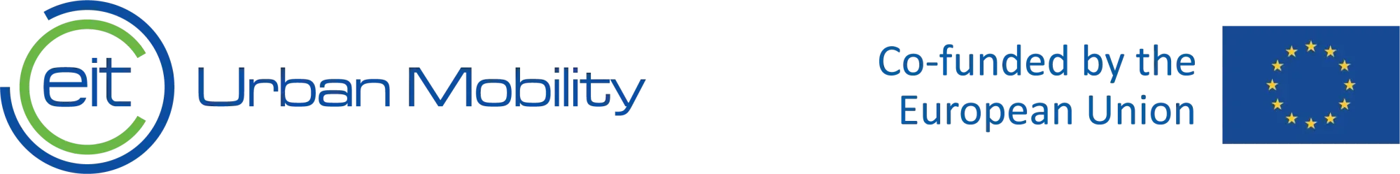 eit Urban Mobility logo and Co-founded by the European
Union