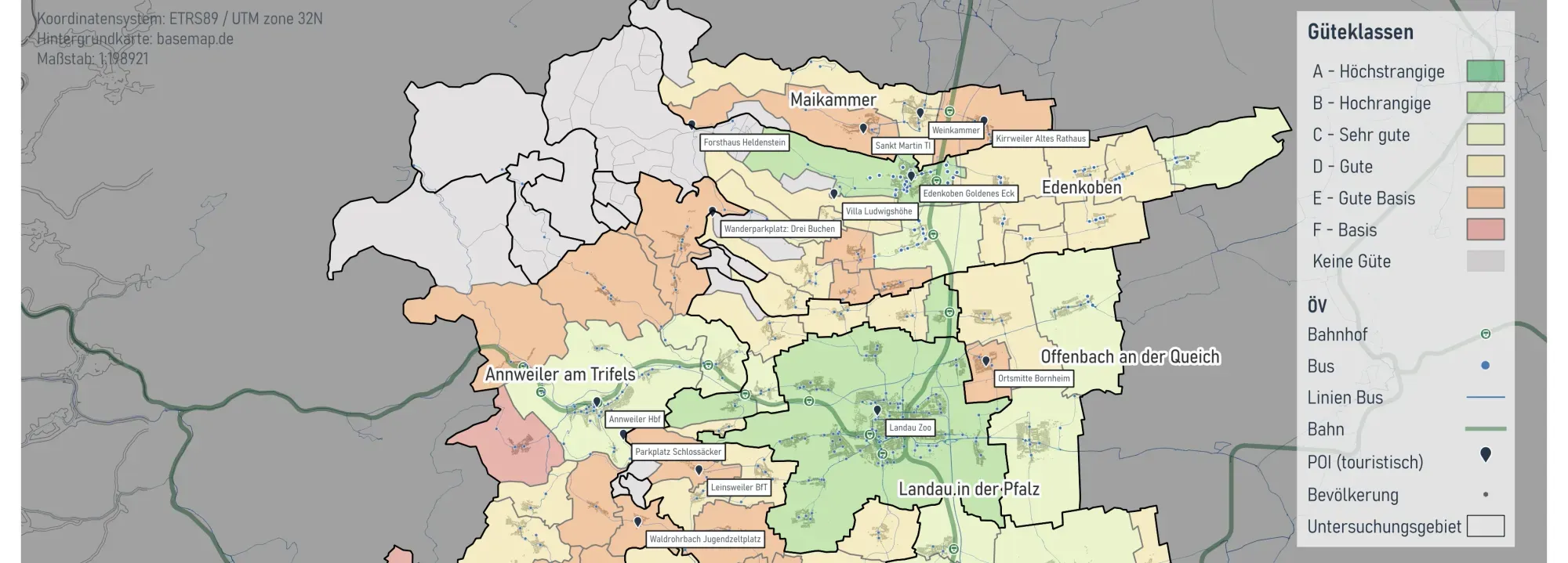 Mobility Analyses for Südliche Weinstraße