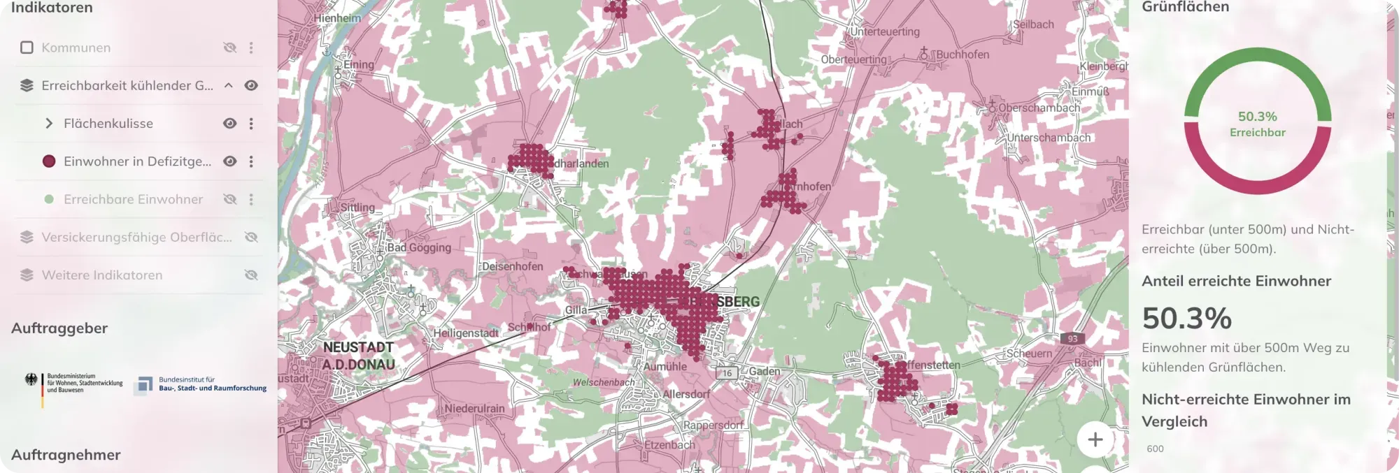 Stadtklimadashboard – Application of Indicators for Urban Climate Adaptation